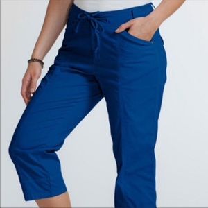 Blue cobalt capris NWT.